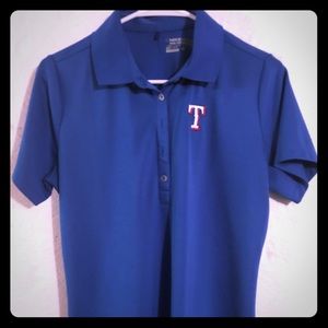 Nike dri fit Texas rangers baseball shirt